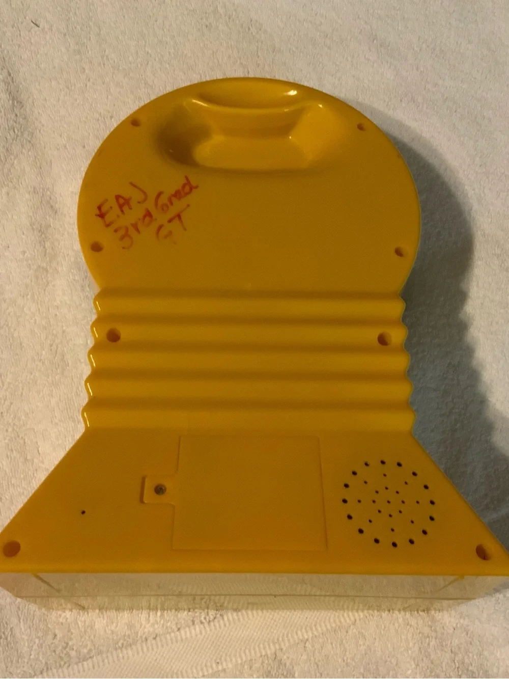 Learning Resources Yellow Talking Clever Clock